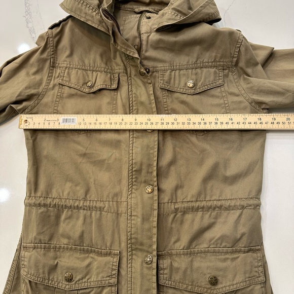 Women's Army Green Utility Jacket - Picture 11 of 14